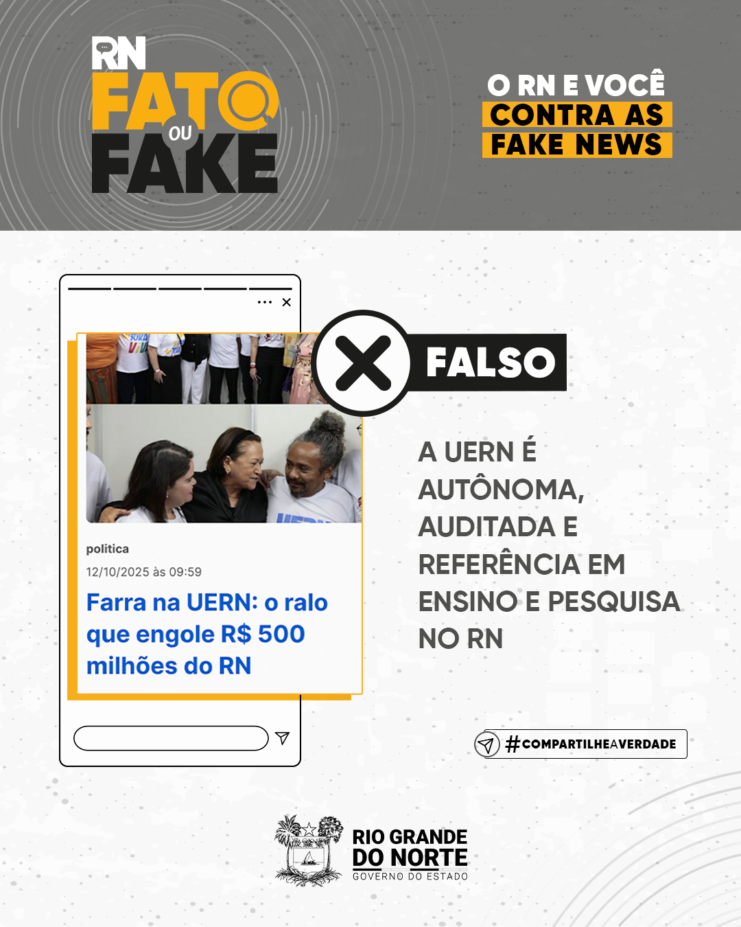 A UERN é autônoma, auditada e referência em ensino e pesquisa no RN