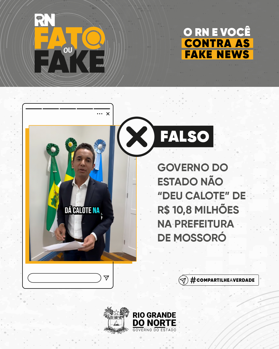 Governo do Estado não “deu calote” de R$ 10,8 milhões na Prefeitura de Mossoró