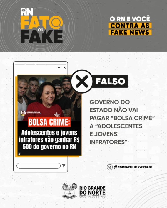 Governo do Estado não vai pagar “bolsa crime” a “adolescentes e jovens infratores”