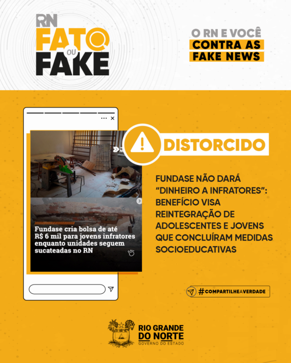 Fundase não dará “dinheiro a infratores”: benefício visa reintegração de adolescentes e jovens que concluíram medidas socioeducativas