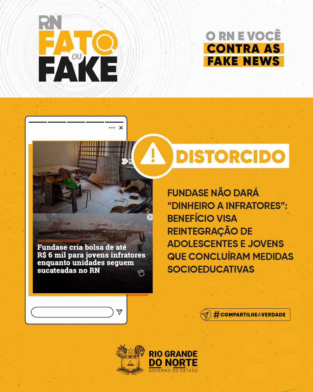 Fundase não dará “dinheiro a infratores”: benefício visa reintegração de adolescentes e jovens que concluíram medidas socioeducativas