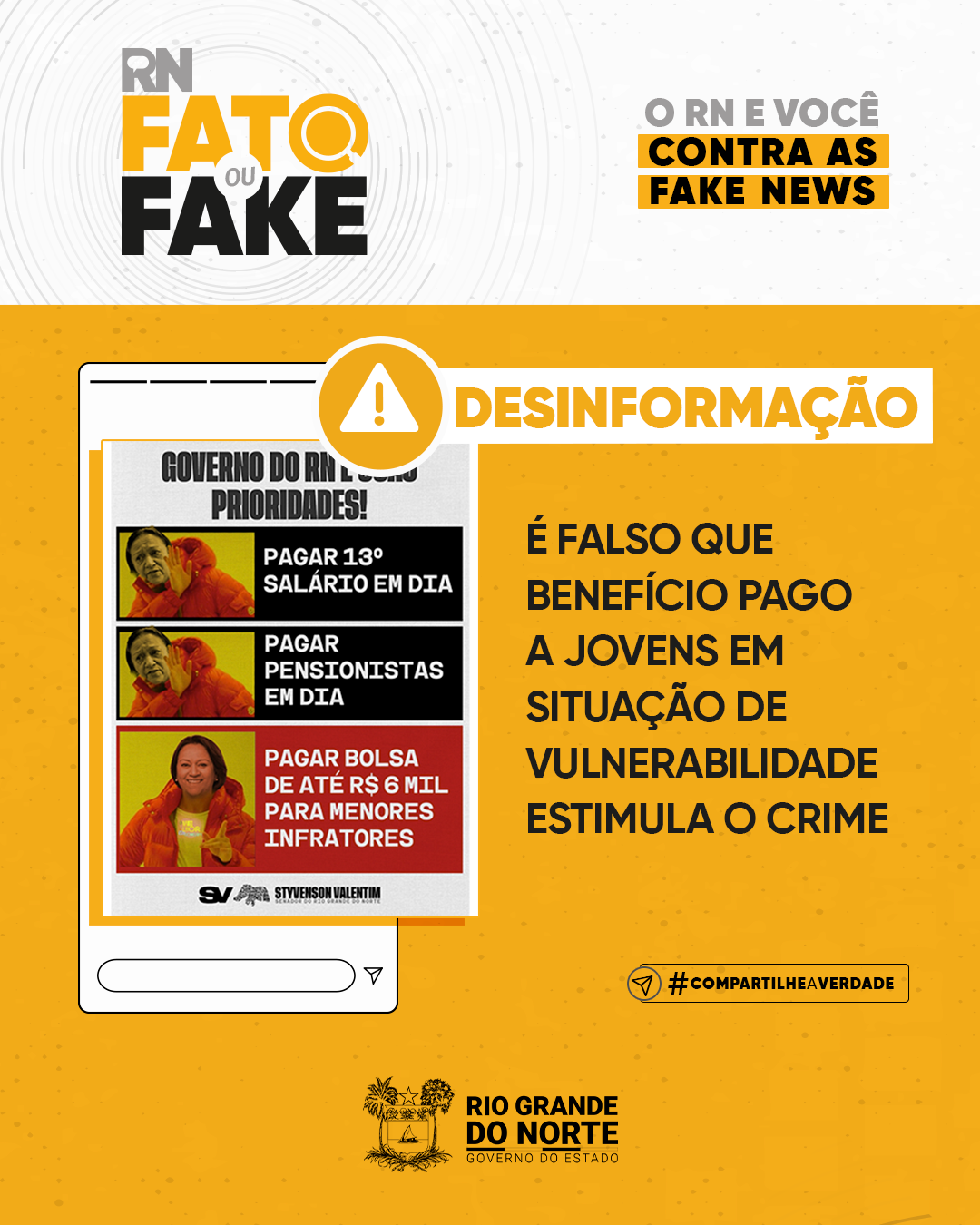 É falso que benefício pago a jovens em situação de vulnerabilidade estimula o crime