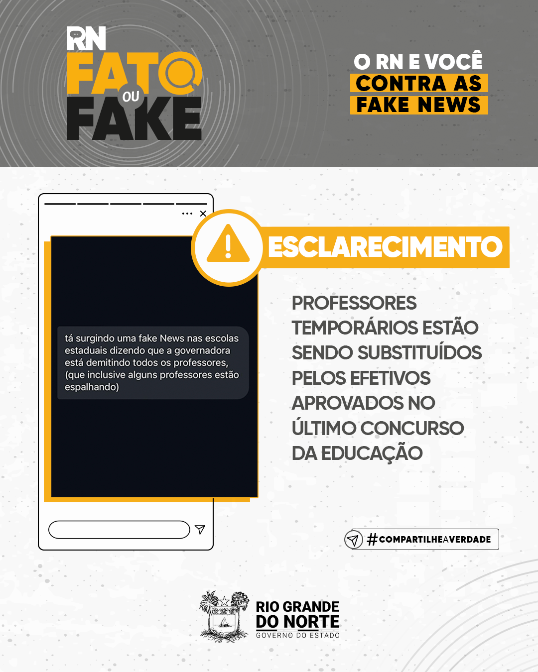 Professores temporários estão sendo substituídos pelos efetivos aprovados no último concurso da educação