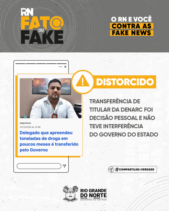 Transferência de titular da Denarc foi decisão pessoal e não teve interferência do Governo do Estado