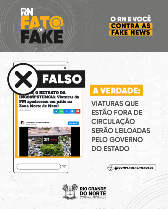 Viaturas estão fora de circulação e serão leiloadas pelo Governo do Estado