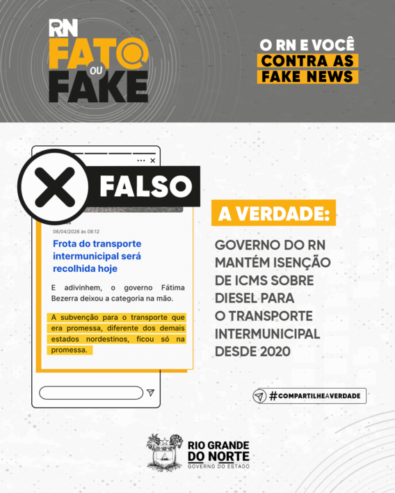 Governo do RN mantém isenção de ICMS sobre diesel para o transporte intermunicipal desde 2020