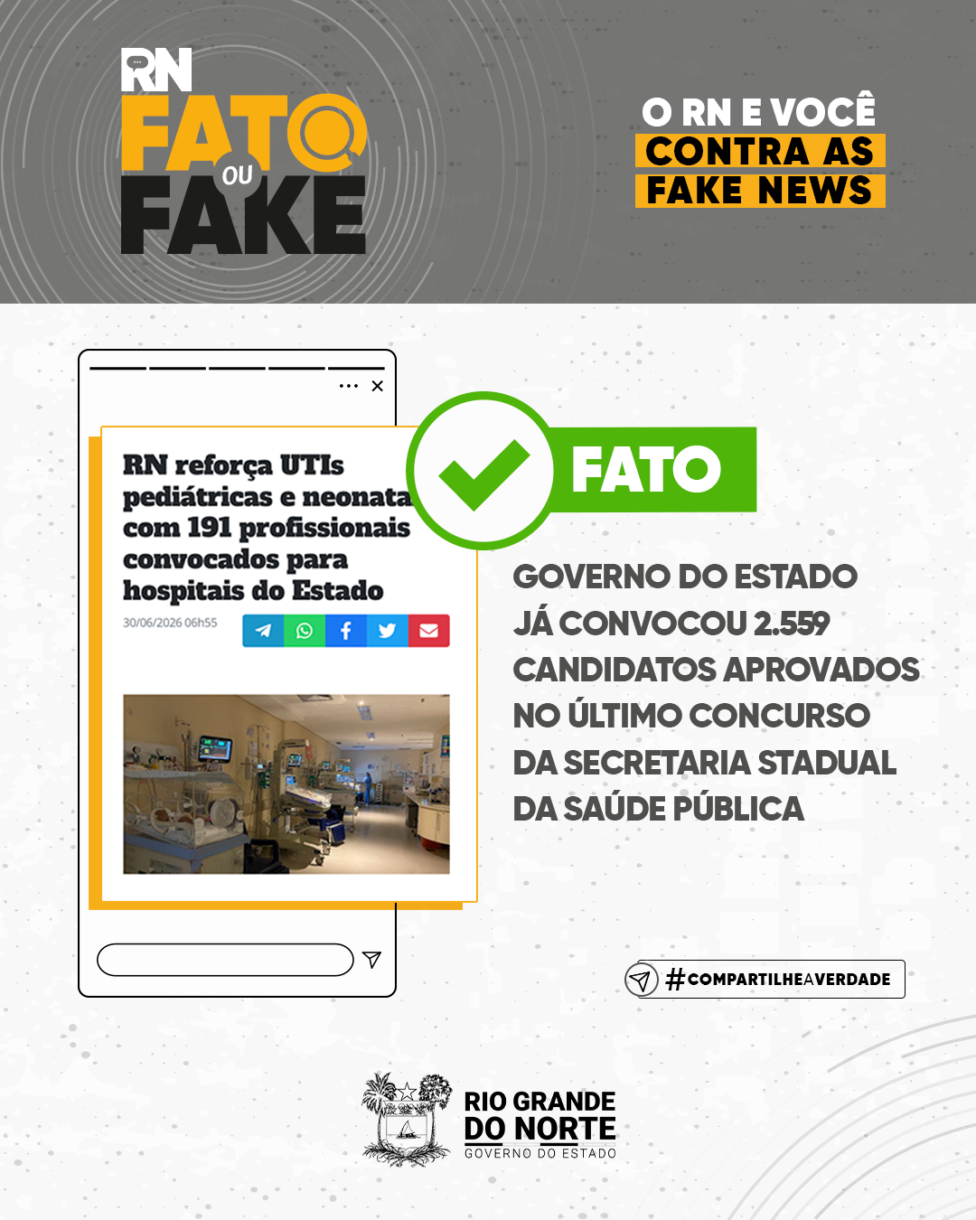 Governo do Estado já convocou 2.559 candidatos aprovados no último concurso da Secretaria Estadual da Saúde Pública